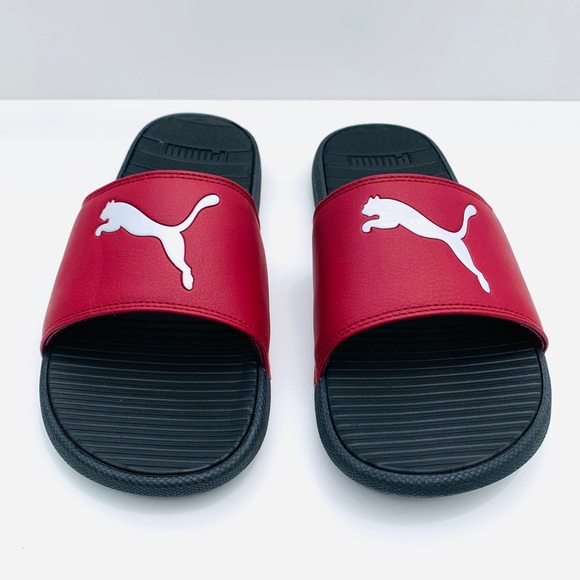 PUMA Cool Cat Men's Black, Rhubarb & White - Picture 2 of 8